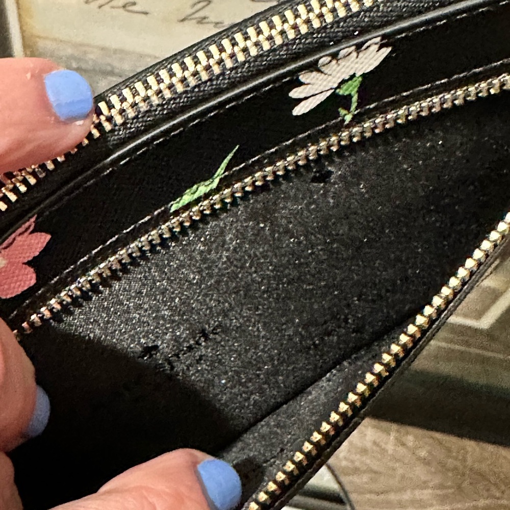 Kate Spade Lucy Floral Waltz Medium L-zip Wristlet - Picture 11 of 12
